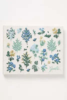 Rifle Paper Co. Embroidered Guest Book