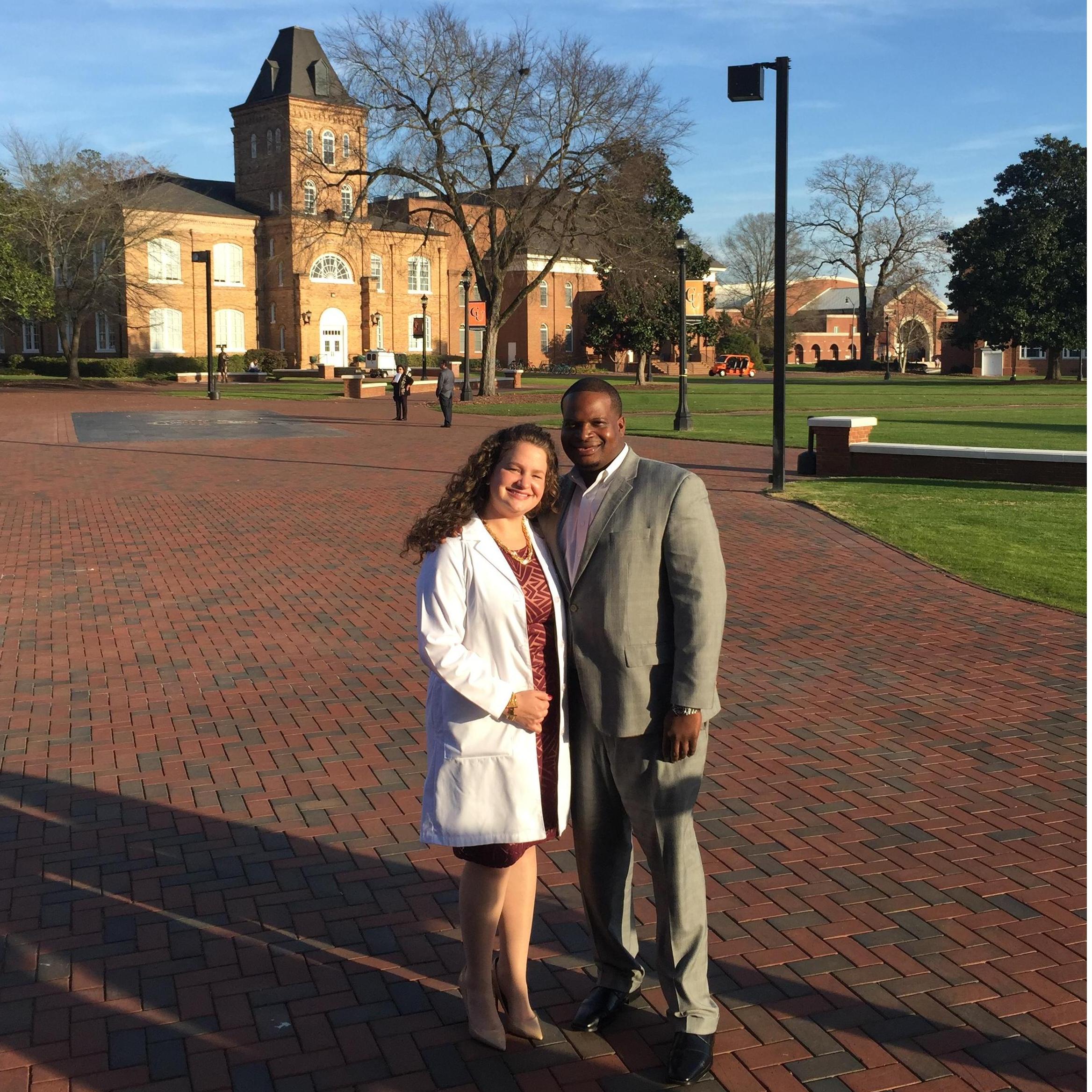 Javon coated Alexa at PA school graduation ceremony