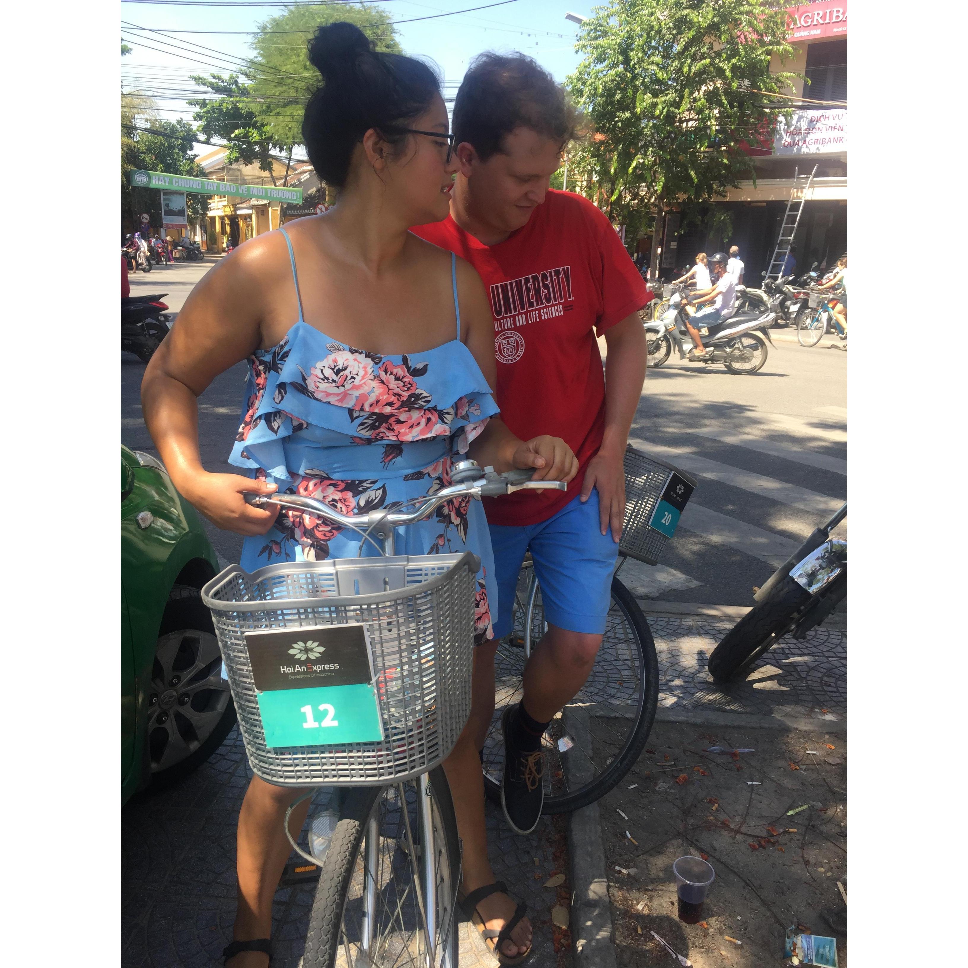Bike ride in 90+ degree Hoi An Vietnam (Sept 2018)