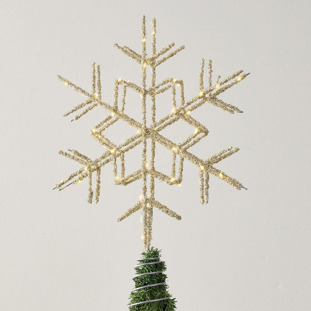 Oversized Snowflake Tree Topper