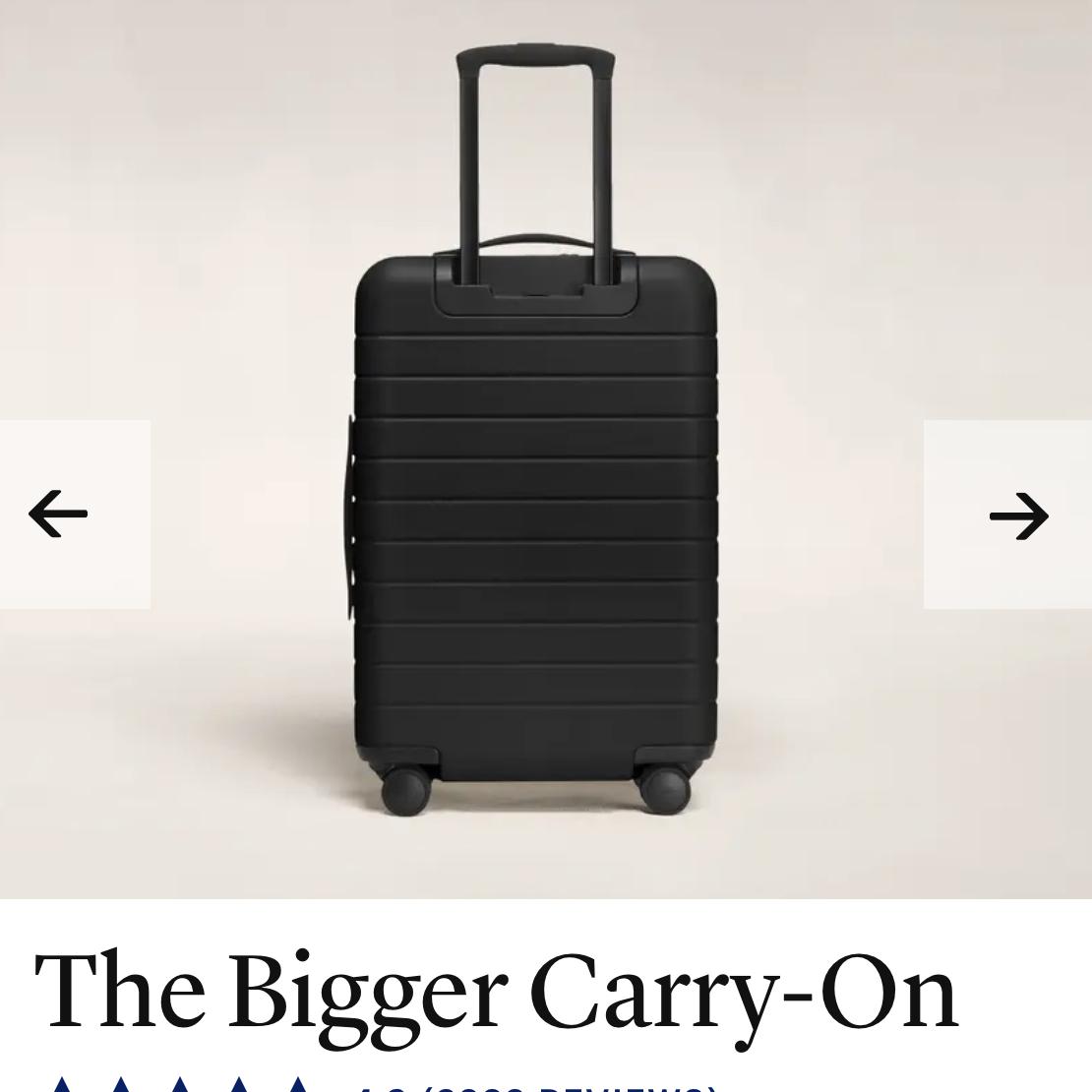 Away Luggage "The Bigger Carry-On" (Black)