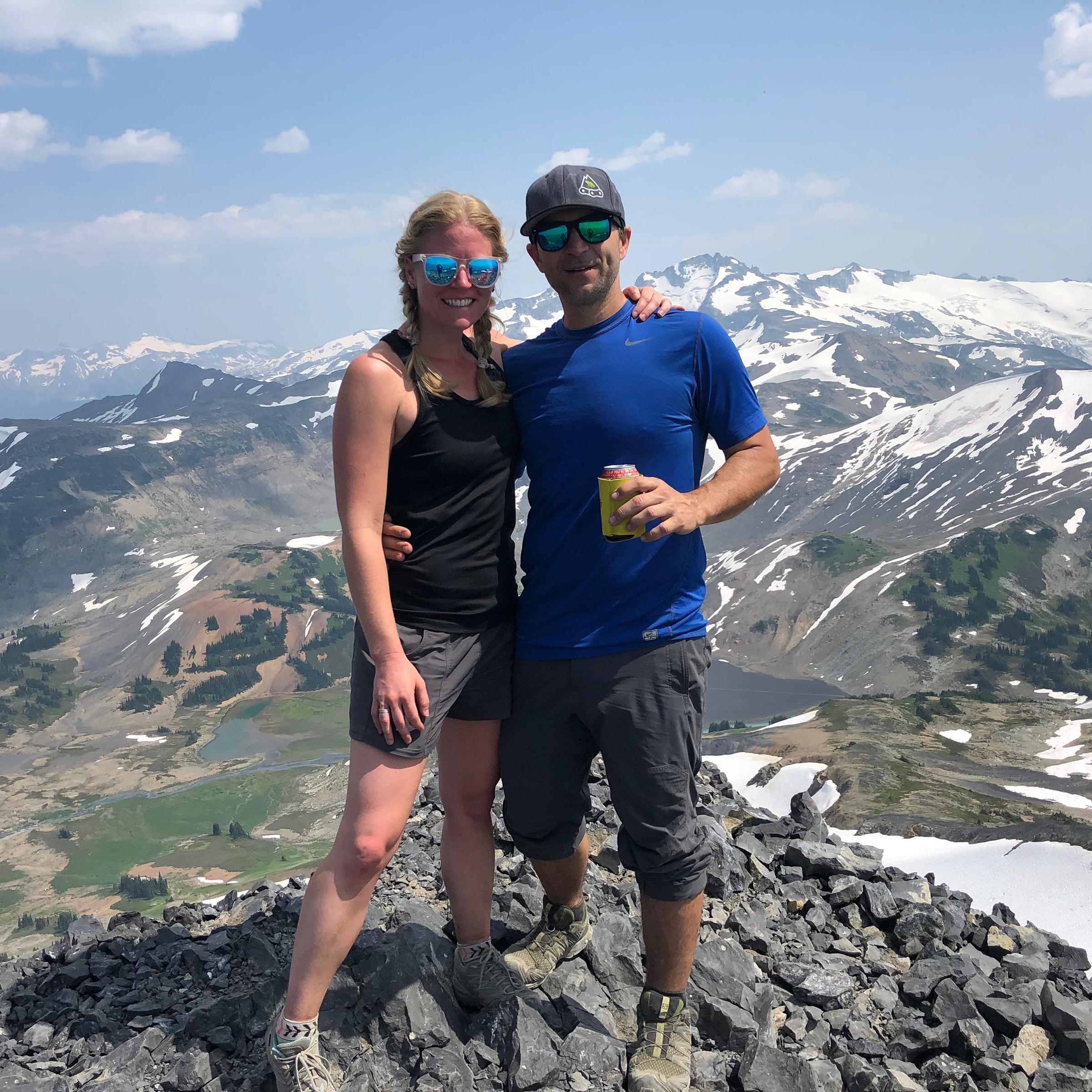 Our first trip together - Black Tusk hike outside of Vancouver