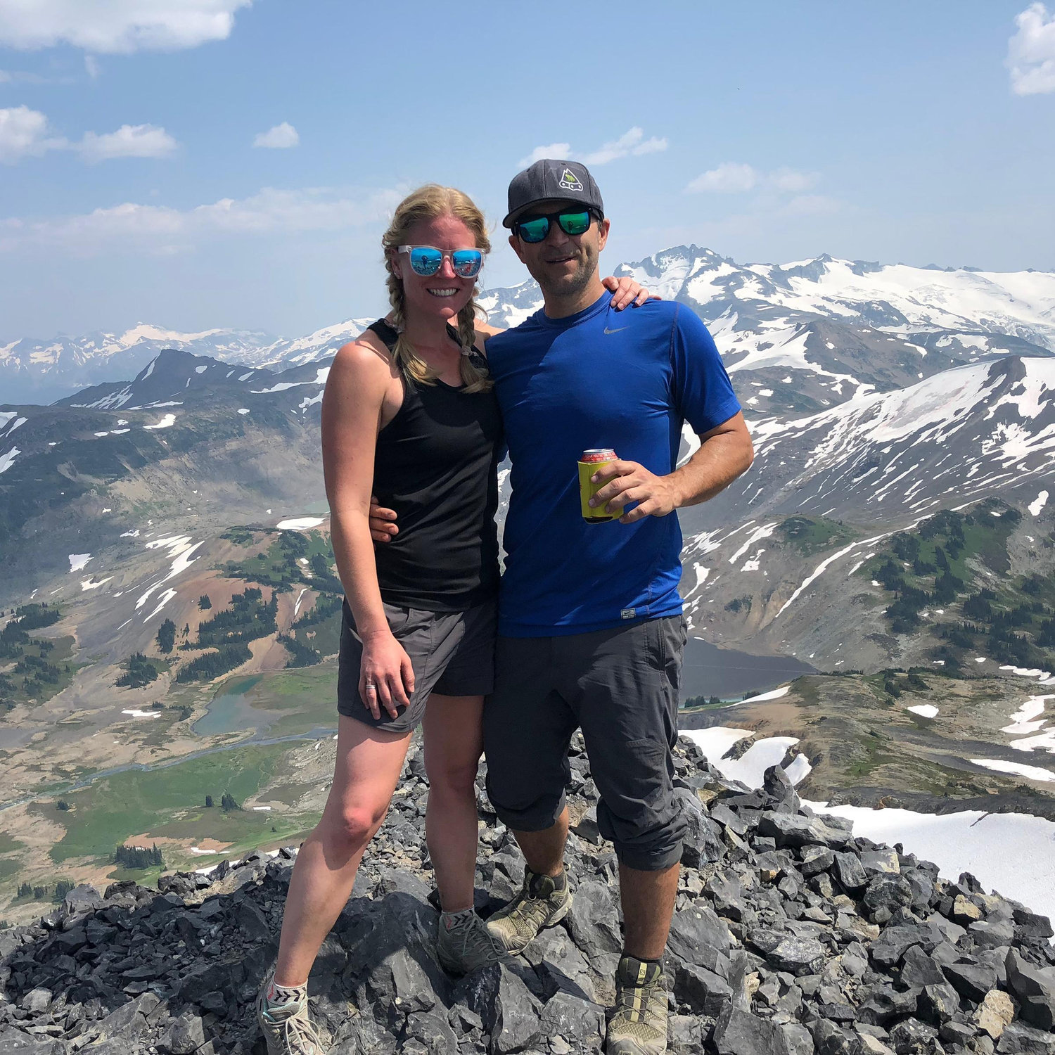 Our first trip together - Black Tusk hike outside of Vancouver