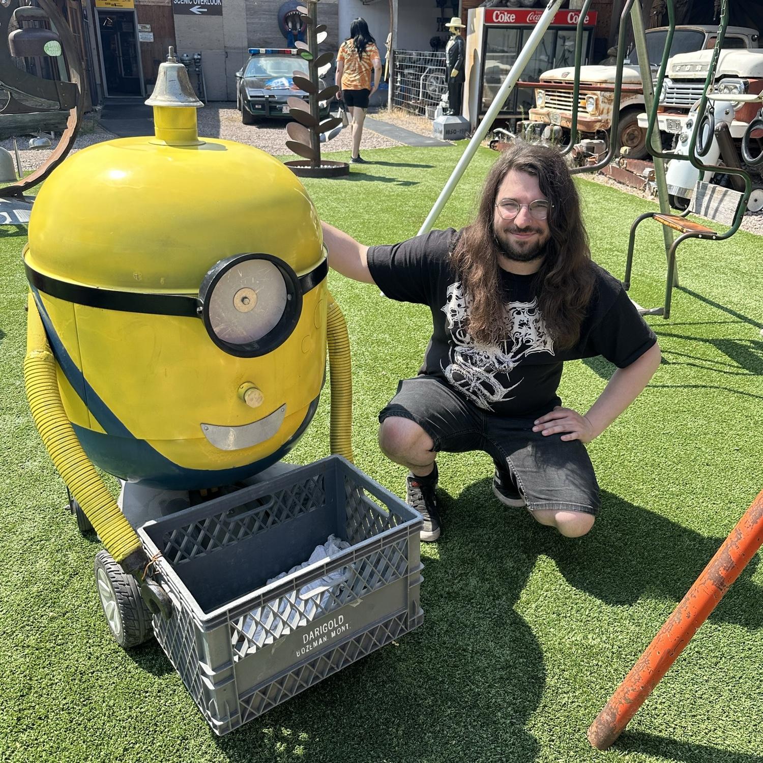 Minion at a museum in Polson, MT!