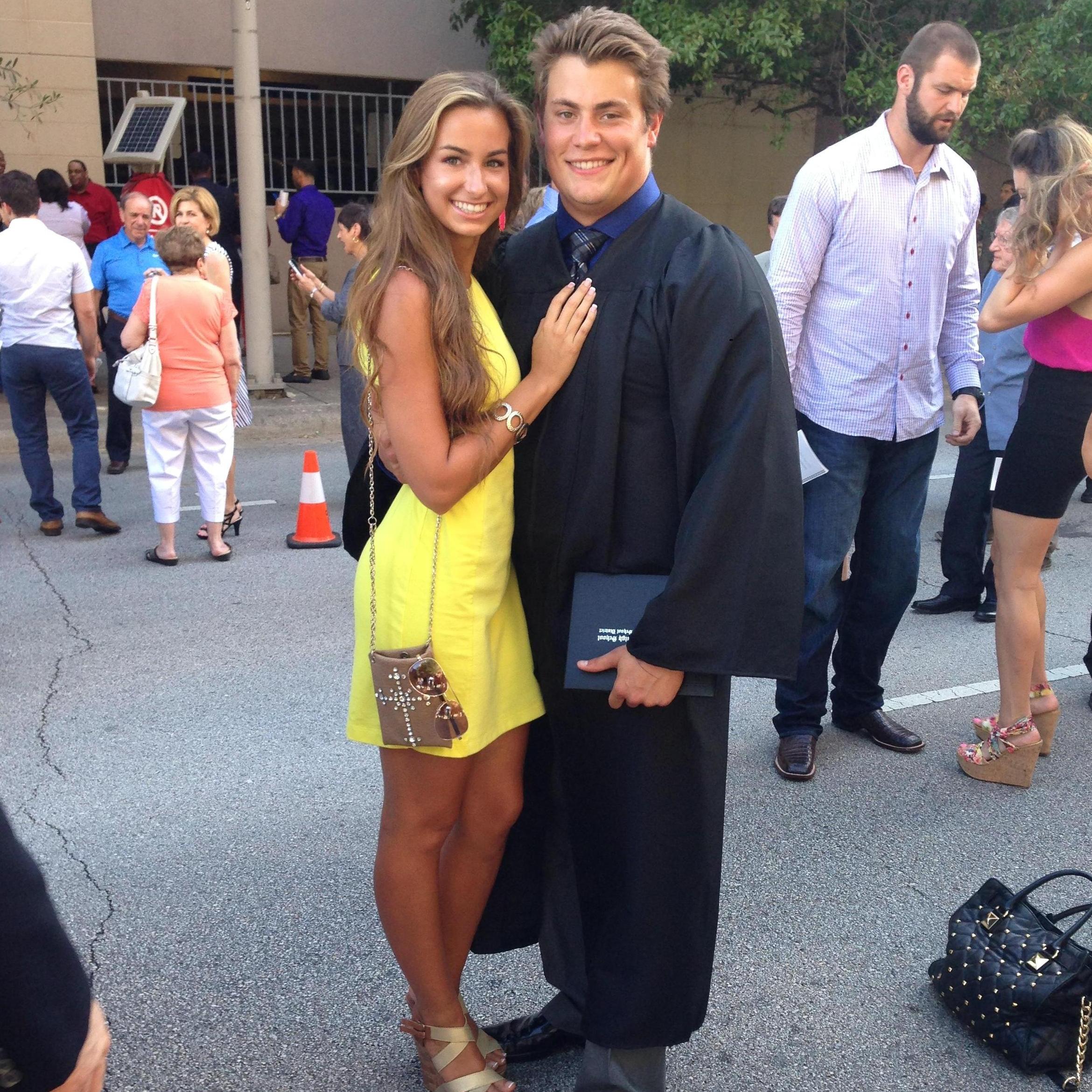 Trevor's high school graduation together!