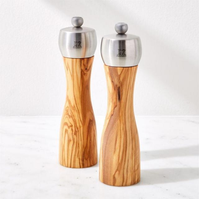 Peugeot 8" Olivewood Salt and Pepper Mills