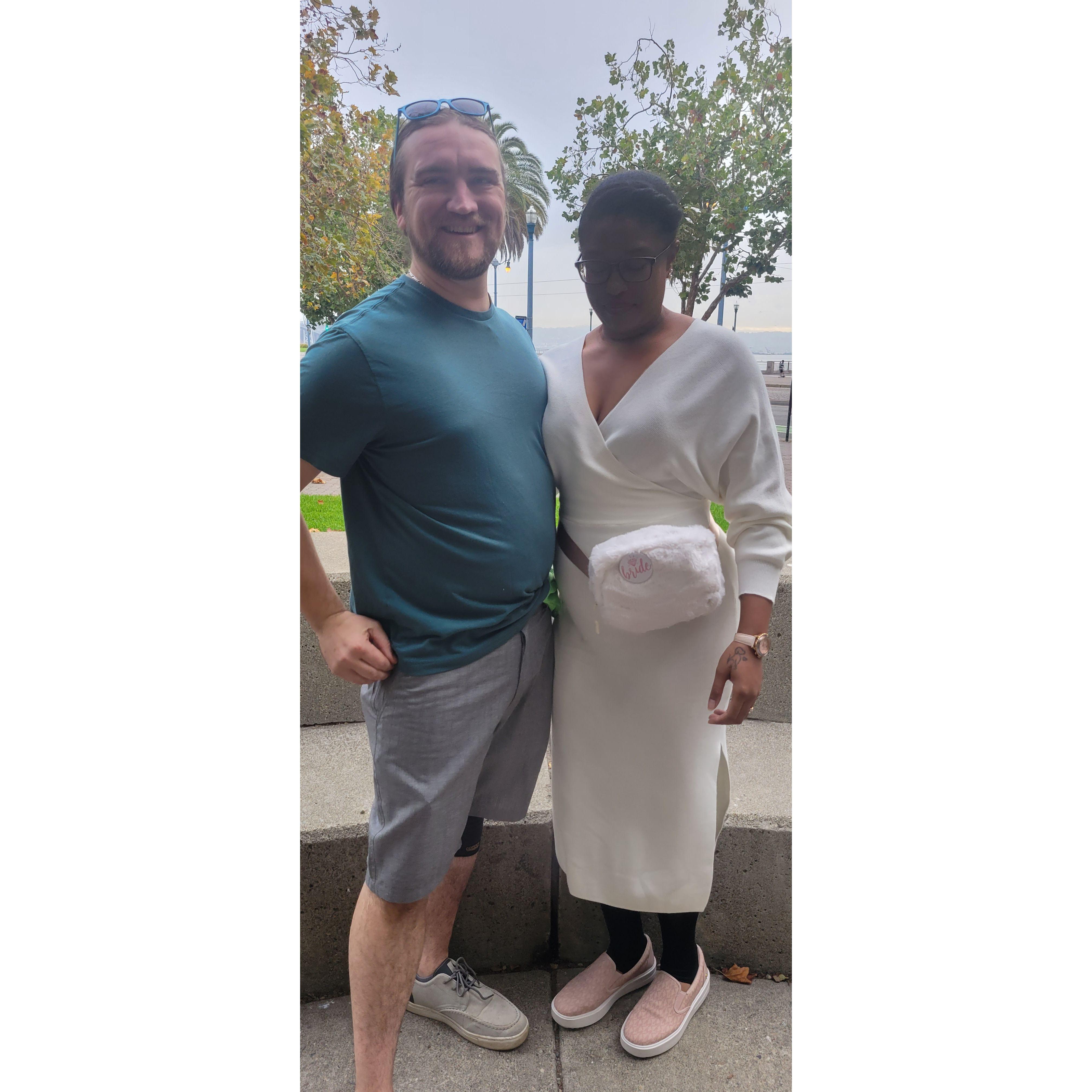 We celebrated one year of marriage in San Francisco, my favorite US city.