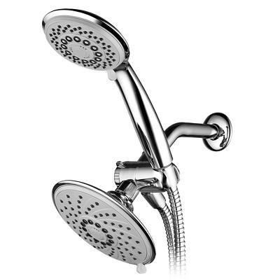 Aqua Dance 3 Way Rainfall Combo Showerhead Chrome - HoteSpa