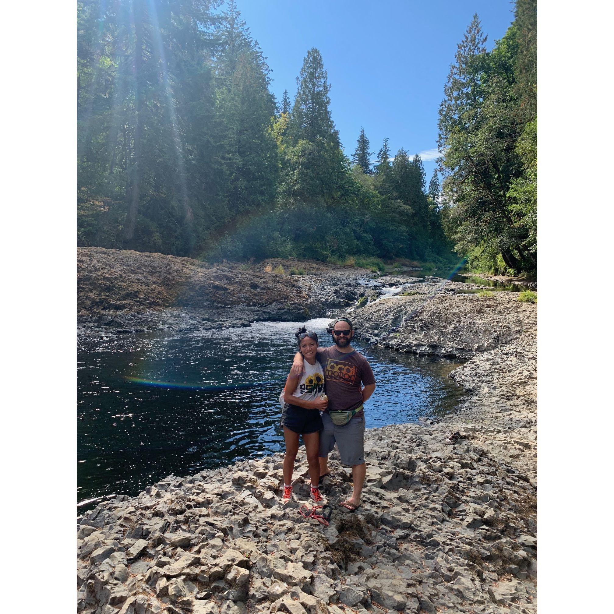 Camping Labor Day weekend at Rainbow Falls 2021