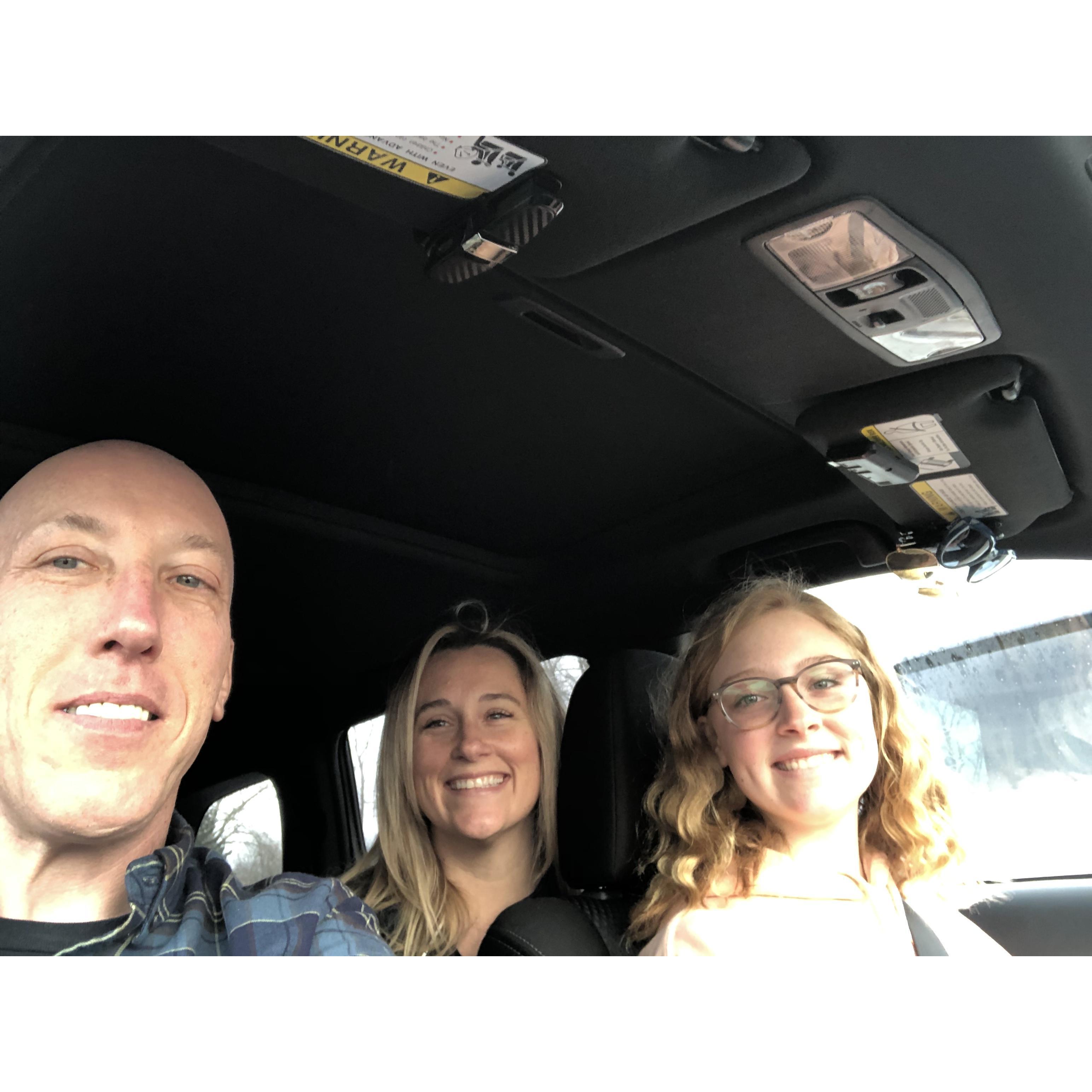 First family road trip.
