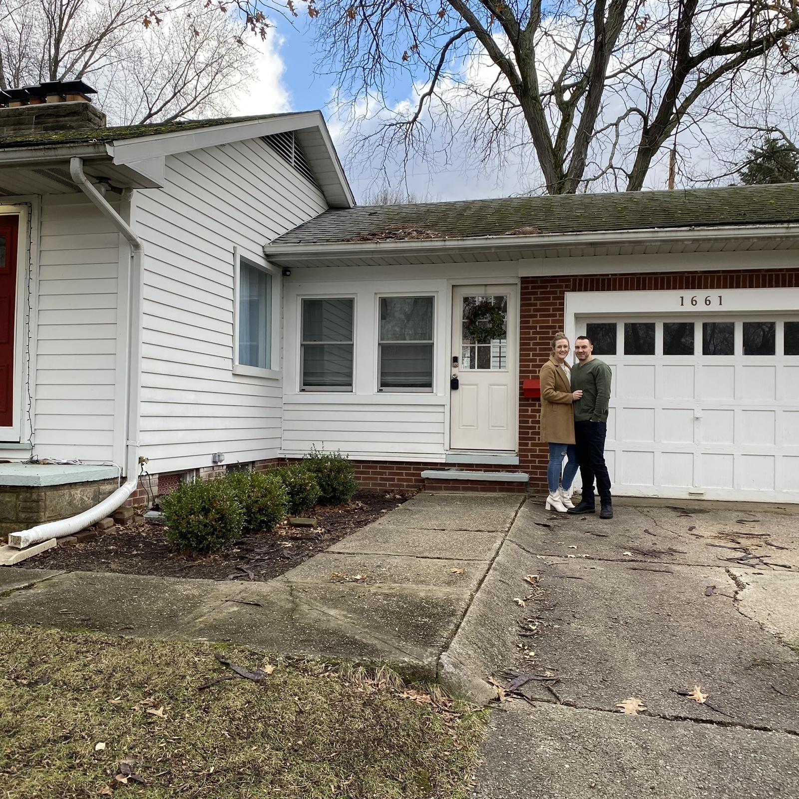 The house was officially ours! January of 2022.