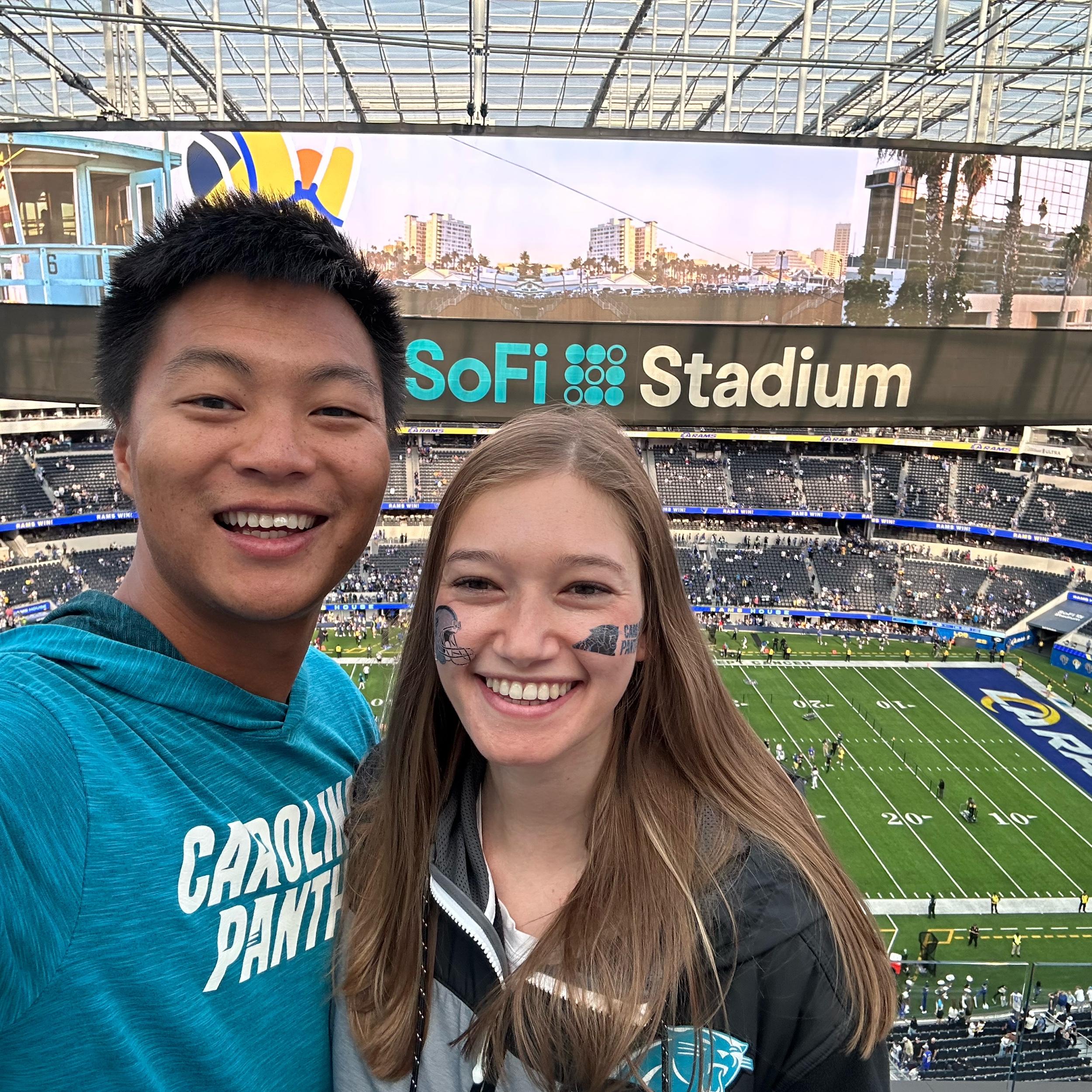 Two tickets to a Panthers home game