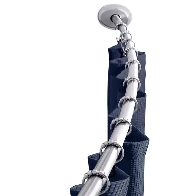 TITAN NeverRust™ Aluminum Single Curved Shower Rod