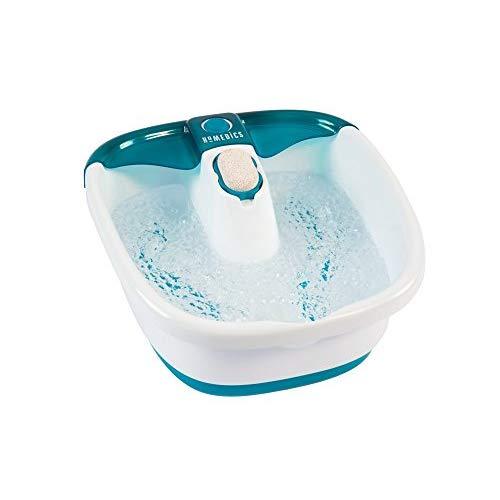 HoMedics Bubble Mate Foot Spa, Toe-Touch Control, Removable Pumice Stone, Fb-55