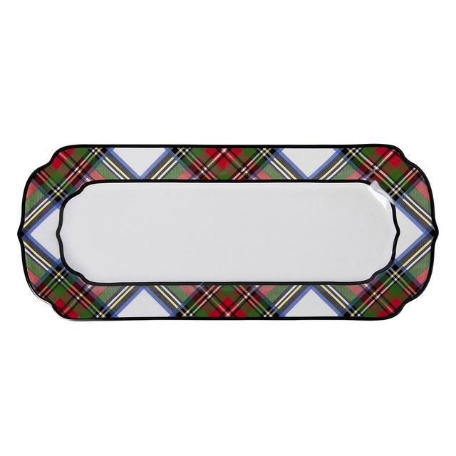 Juliska Stewart Tartan Hostess Tray