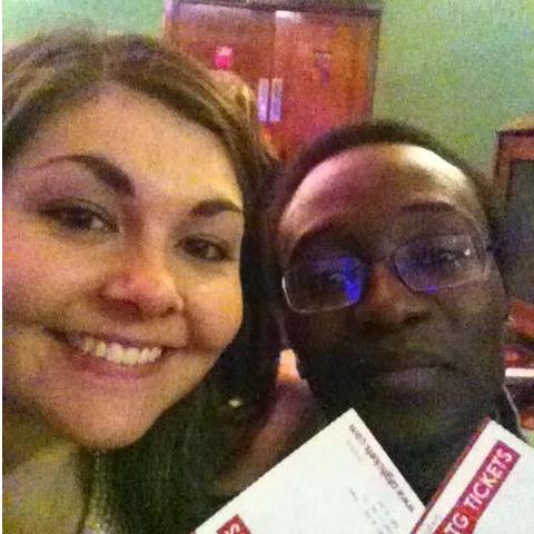 Right before we saw The Spice Girls musical in London!