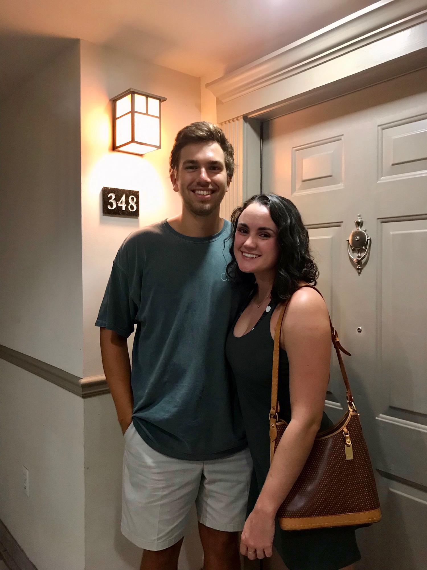 John moving into his first Atlanta apartment in August 2020