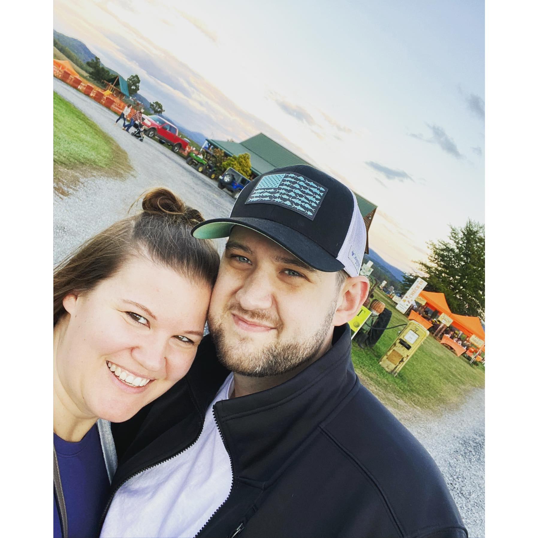 Our first pumpkin patch and Halloween together