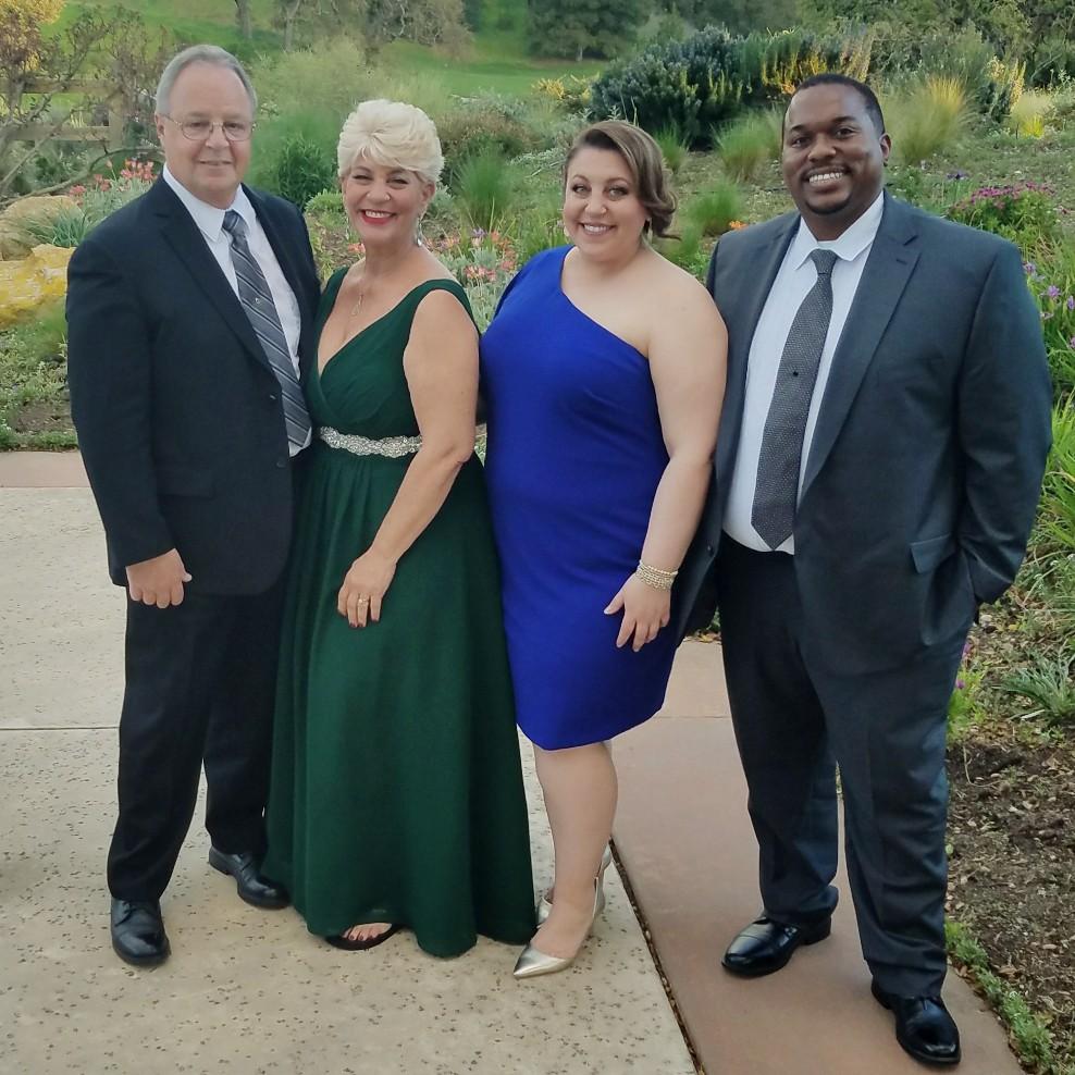 Our first family photo. Graydon and Shelby's wedding, March 2017.