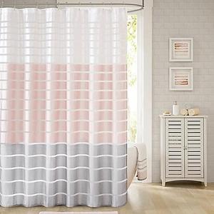 Demi Standard Shower Curtain in Blue
