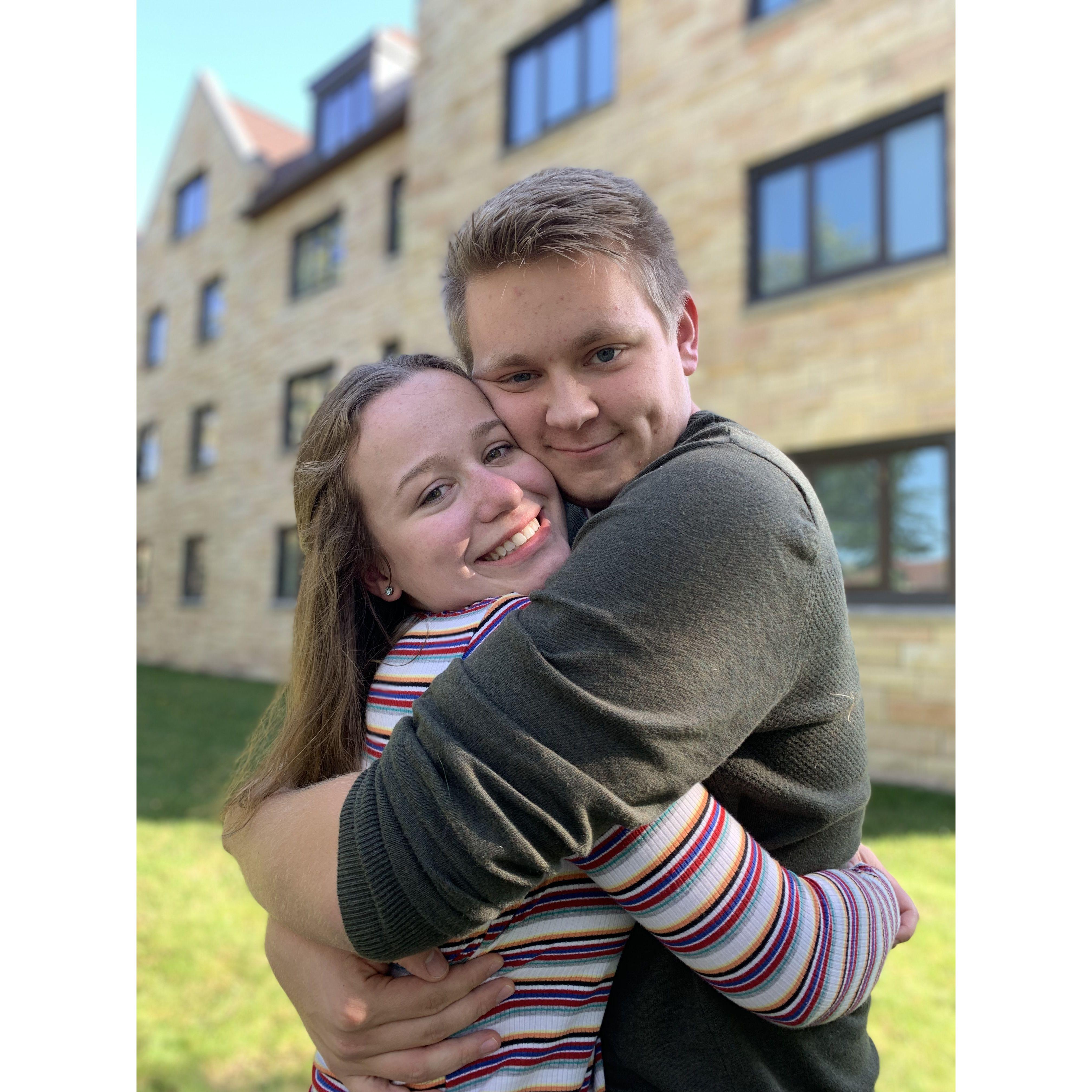 Us at the beginning of sophomore year