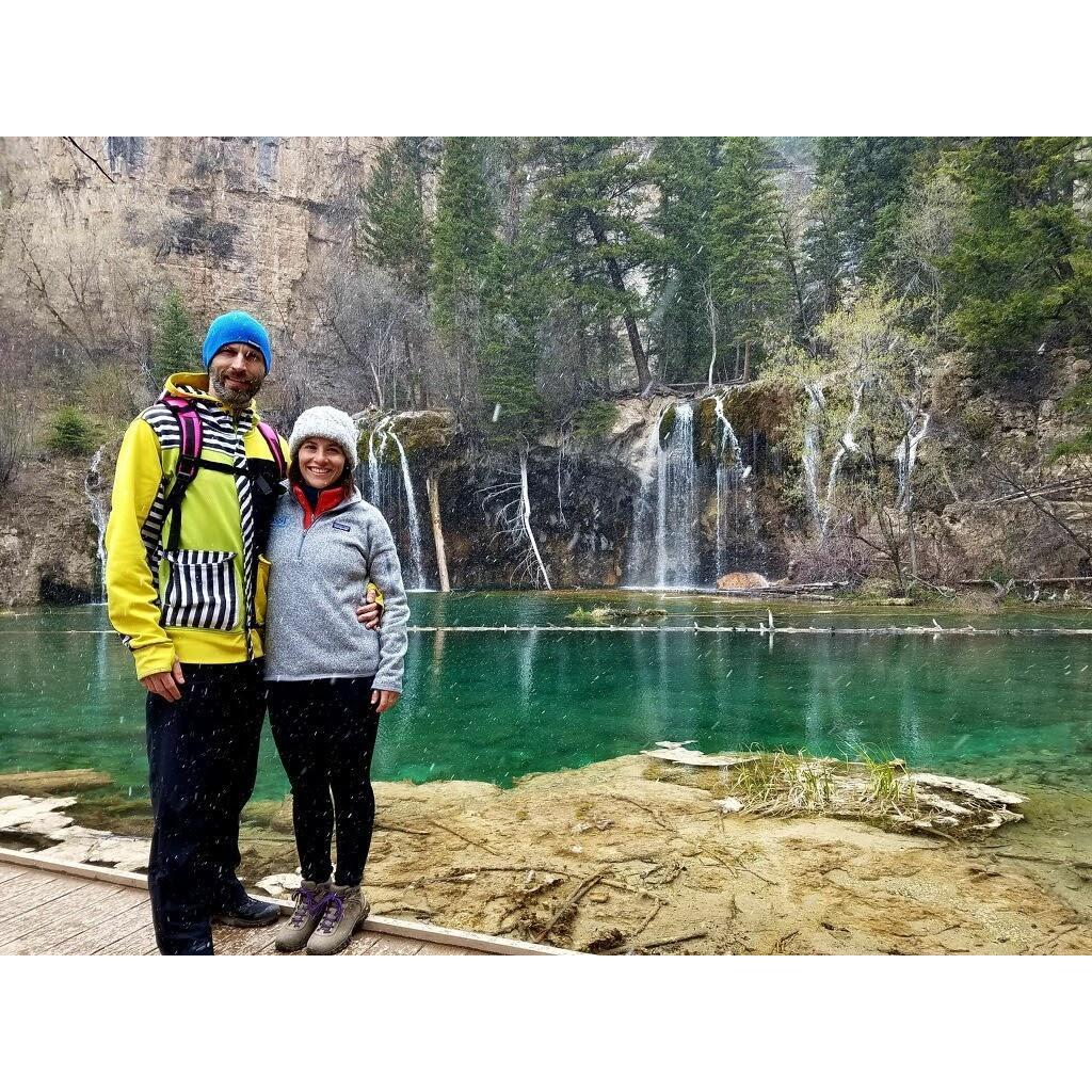 Visiting Hanging Lake, CO in April, 2017.