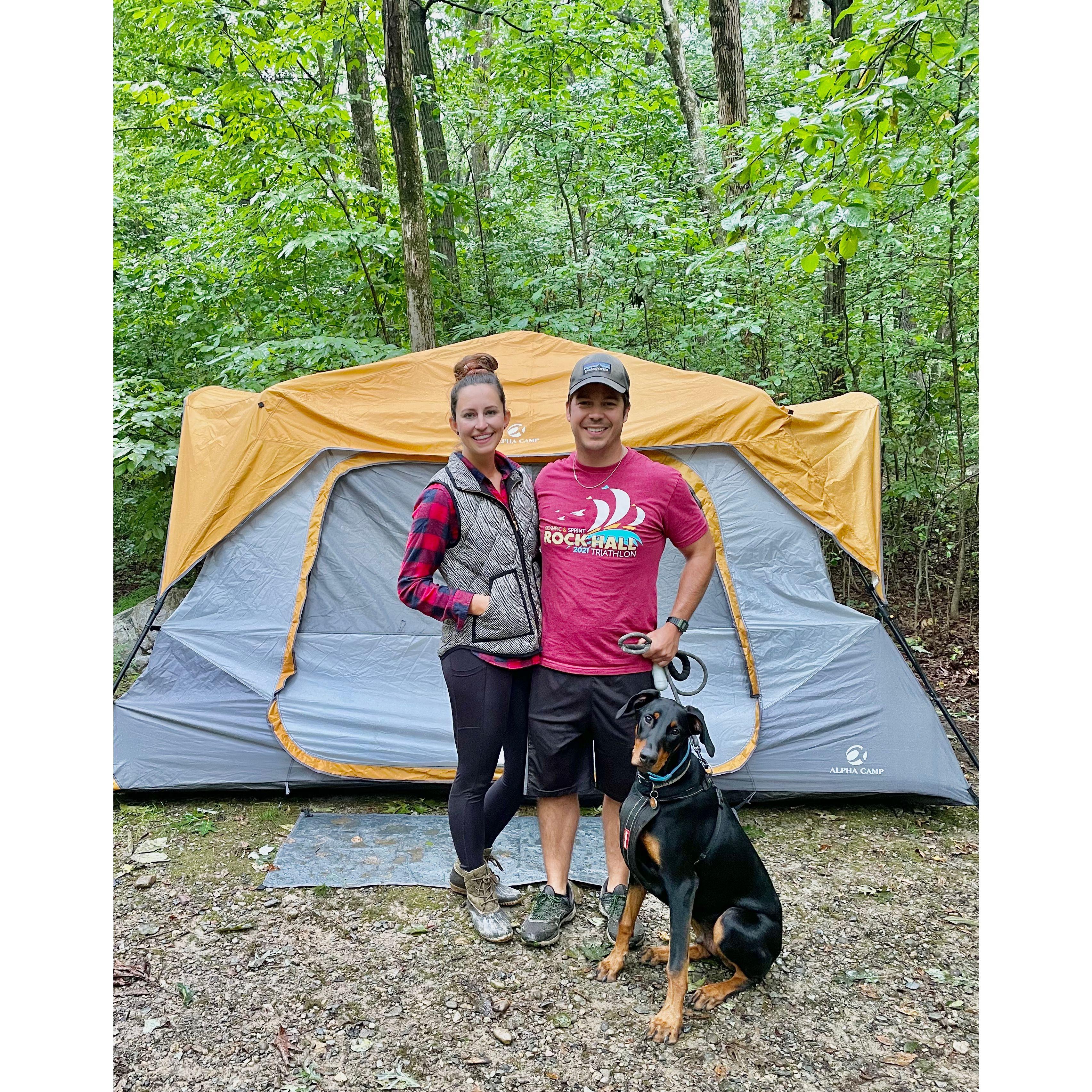 Our first family camping trip!