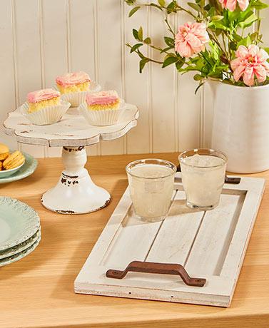 Country Cottage Serving Tray