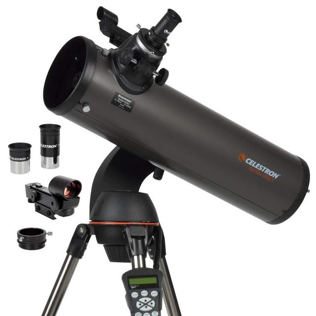 Celestron - NexStar 130SLT Computerized Telescope - Compact and Portable - Newtonian Reflector Optical Design - SkyAlign Technology - Computerized Hand Control - 130mm Aperture
