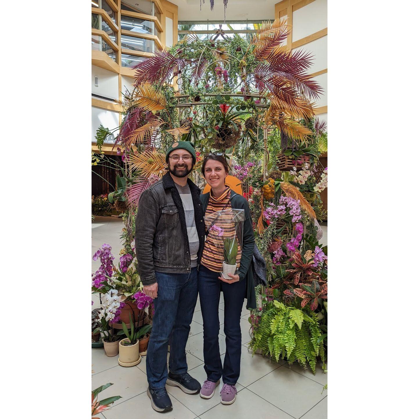 A trip to see the orchids (and to get one of our own) at the Cleveland Botanical Gardens - 2024