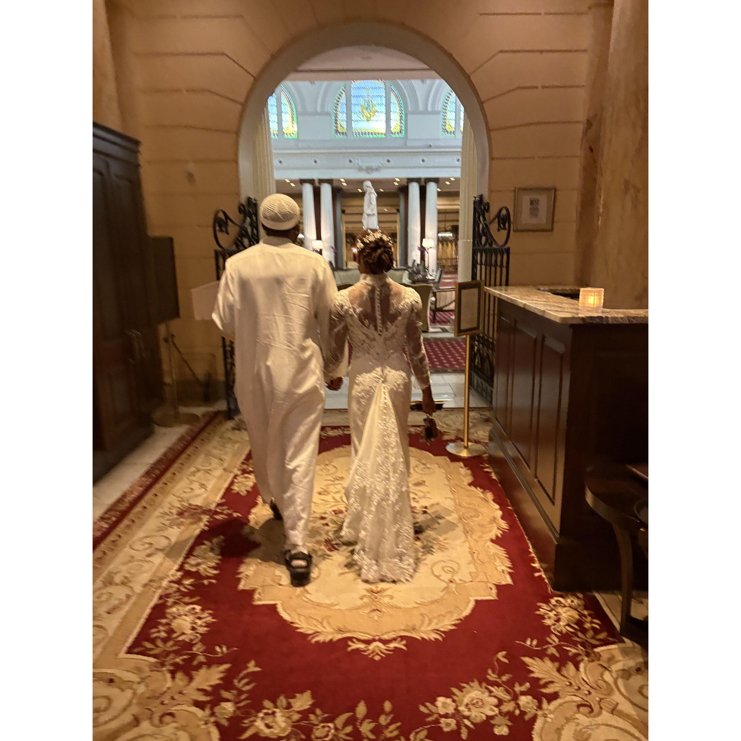 Heading off to start our new life together! ❤️