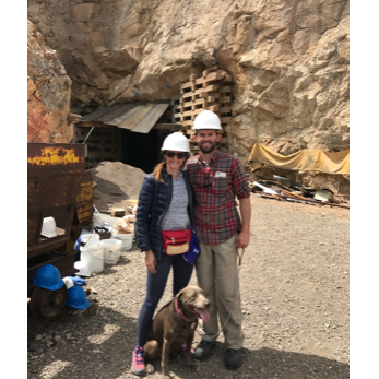 Touring a silver mine in Creede, CO