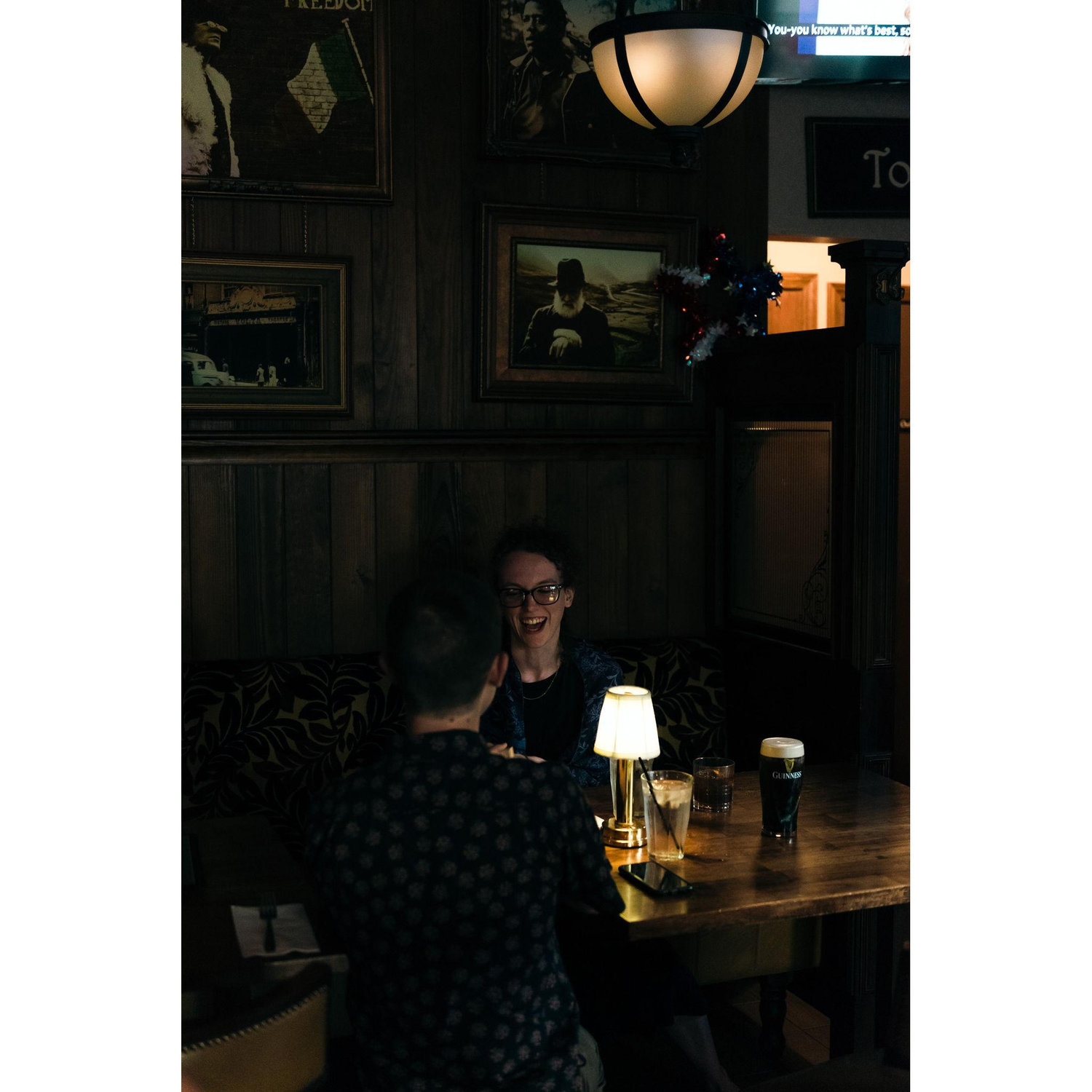 Right when he proposed. I was completely surprised!