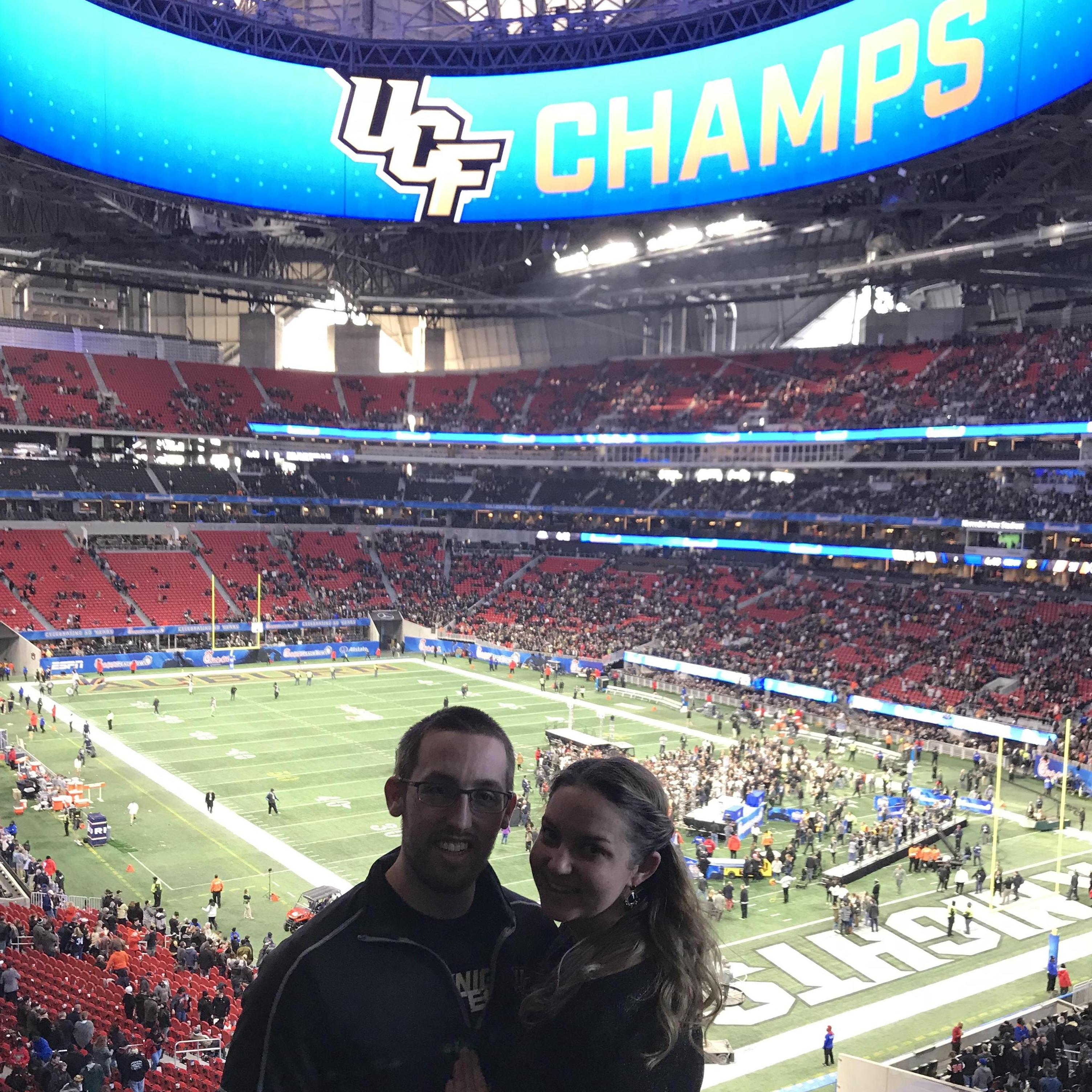 UCF wins the Peach Bowl!