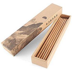 Chinese Natural Bamboo Chopsticks, Mannice 10.6Inch / 27cm Long Lightweight Chopstick Set