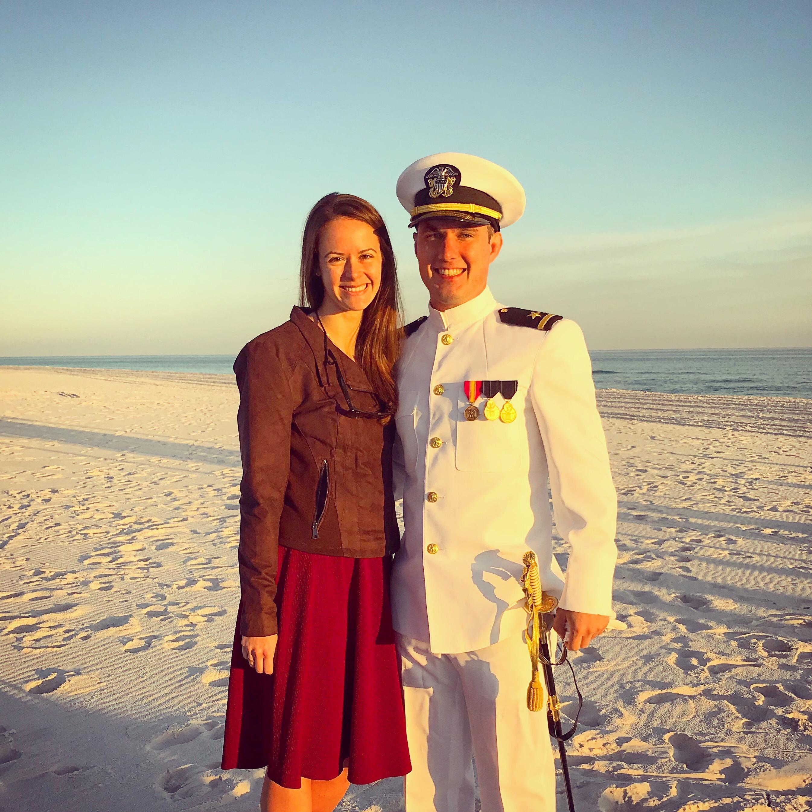 Celebrating our friends at their Pensacola wedding