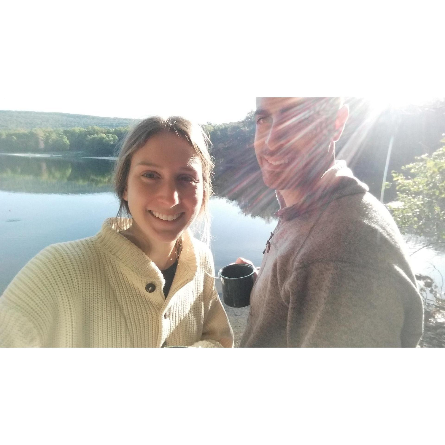 Our very first (and probably last) camping trip together, October 2017 (yes...it took me that long to get him to go camping)