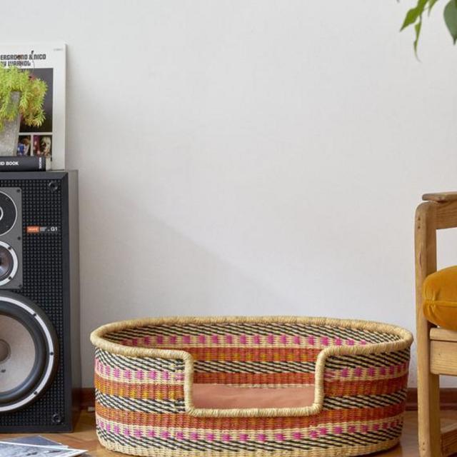 Handwoven Dog Basket, Dog Bed, Dog Furniture, Custom Dog Bed, Extra Large Dog Bed, Small Dog Bed, Puppy // Star Dog Basket, Dog Bed Basket