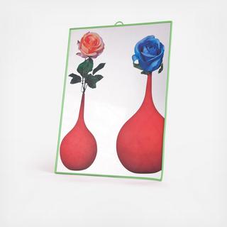 Toiletpaper Flowers Mirror