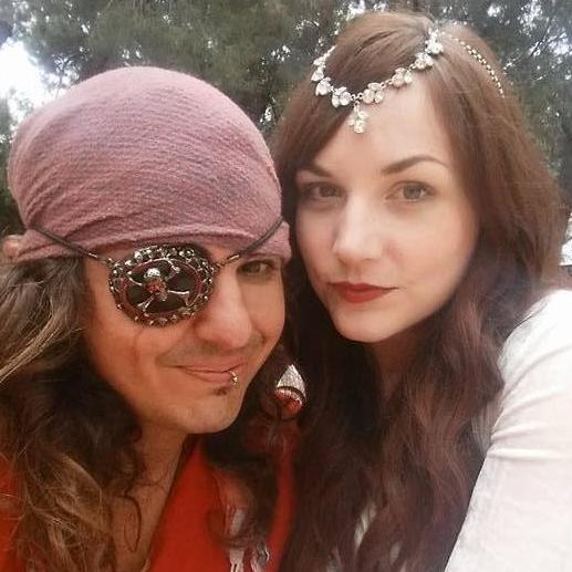 Our first ren faire, another one of our happy places.