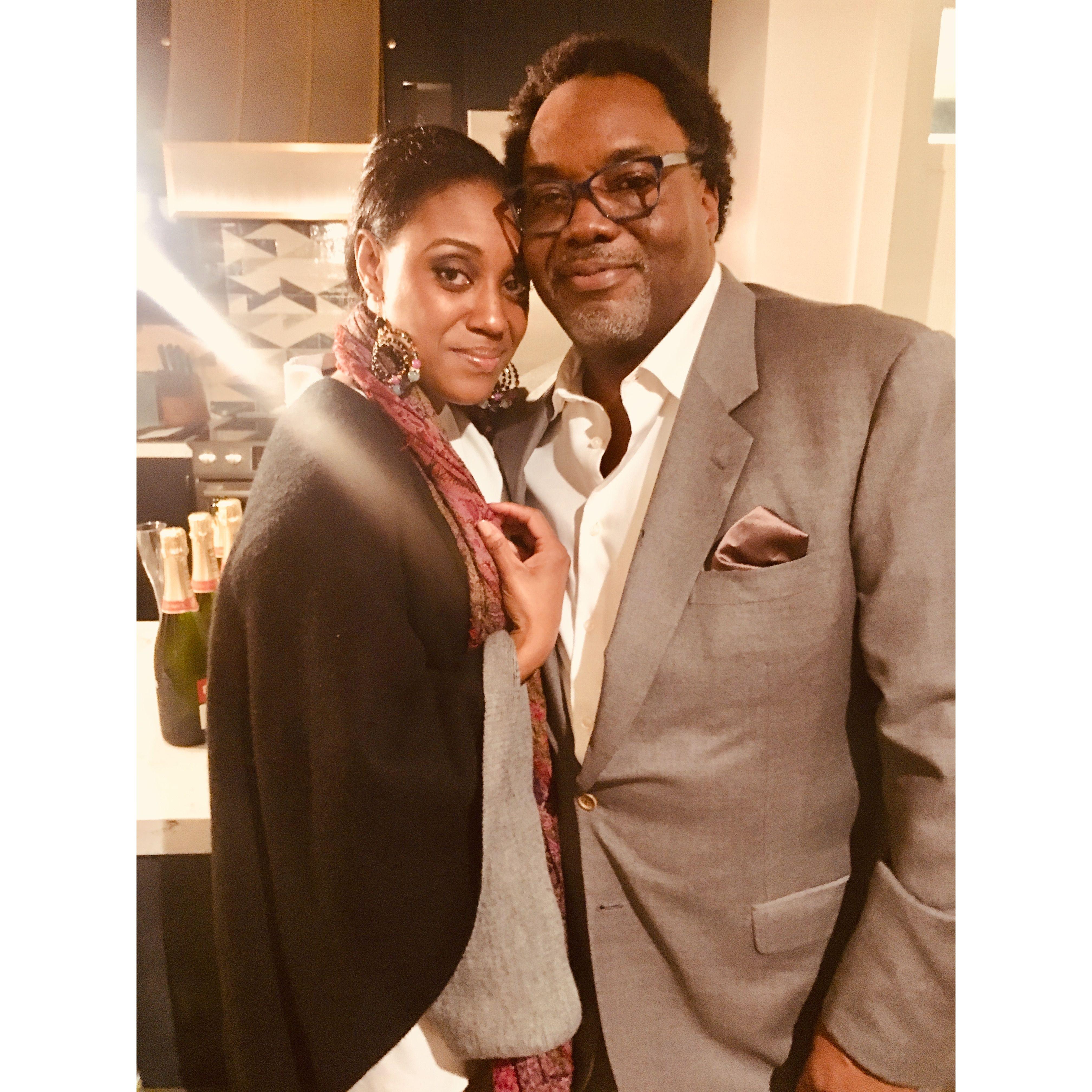 The first time we got suited and booted!