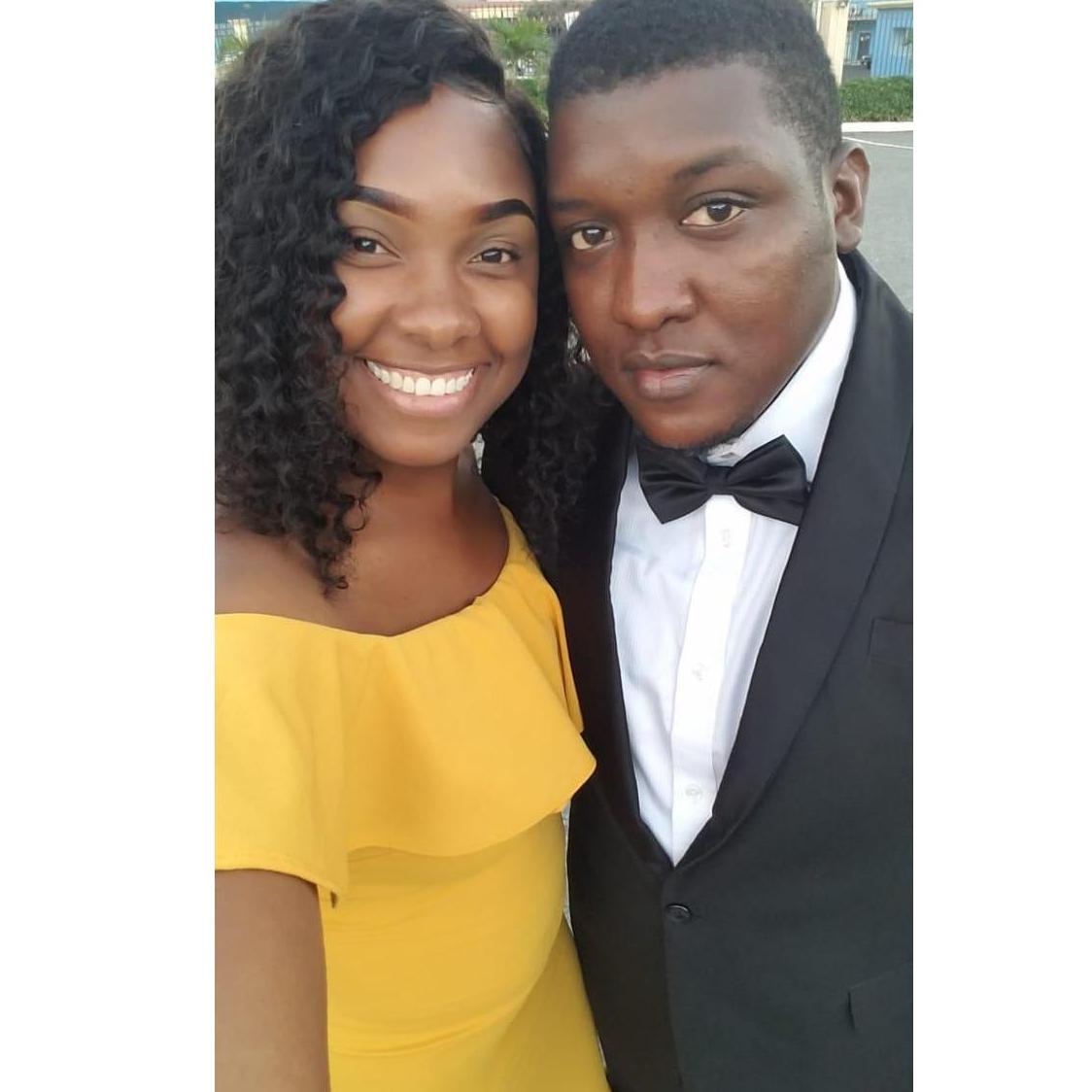 Our first wedding together.. Btw, love yellow!