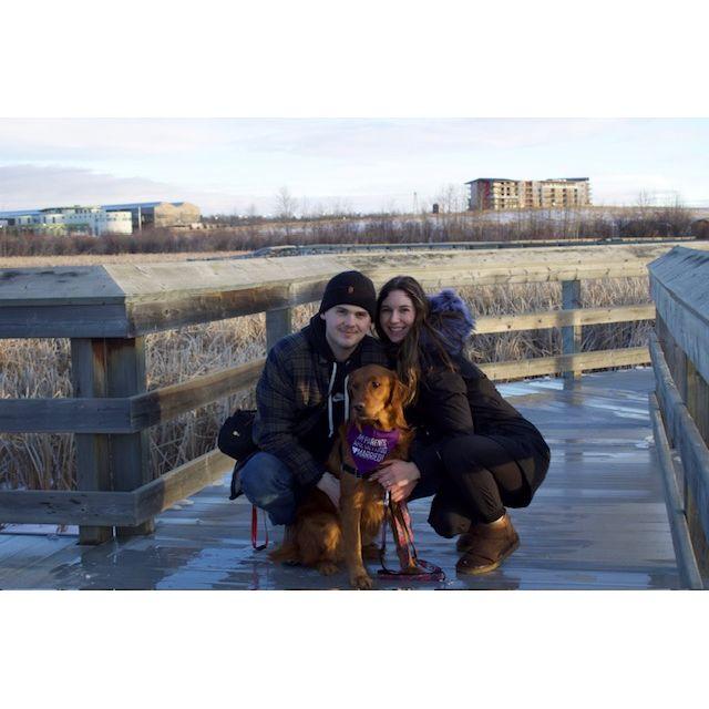 Our first fam photo together in AB!