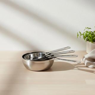 Stainless 4-Piece Measuring Cup Set