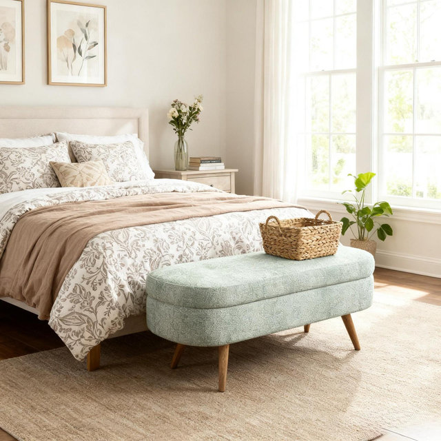 Christopher Knight Home Lvan Multifunctional Wood Storage Faux Shearling Ottoman Bench, Light Green