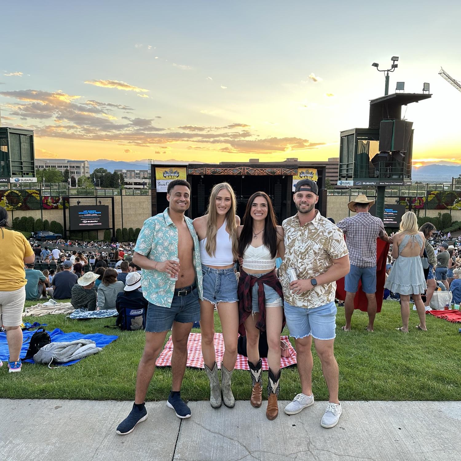 July 1, 2023 - Brothers Osbourne concert at Fiddler's Green with friends Jordan & Lauren
