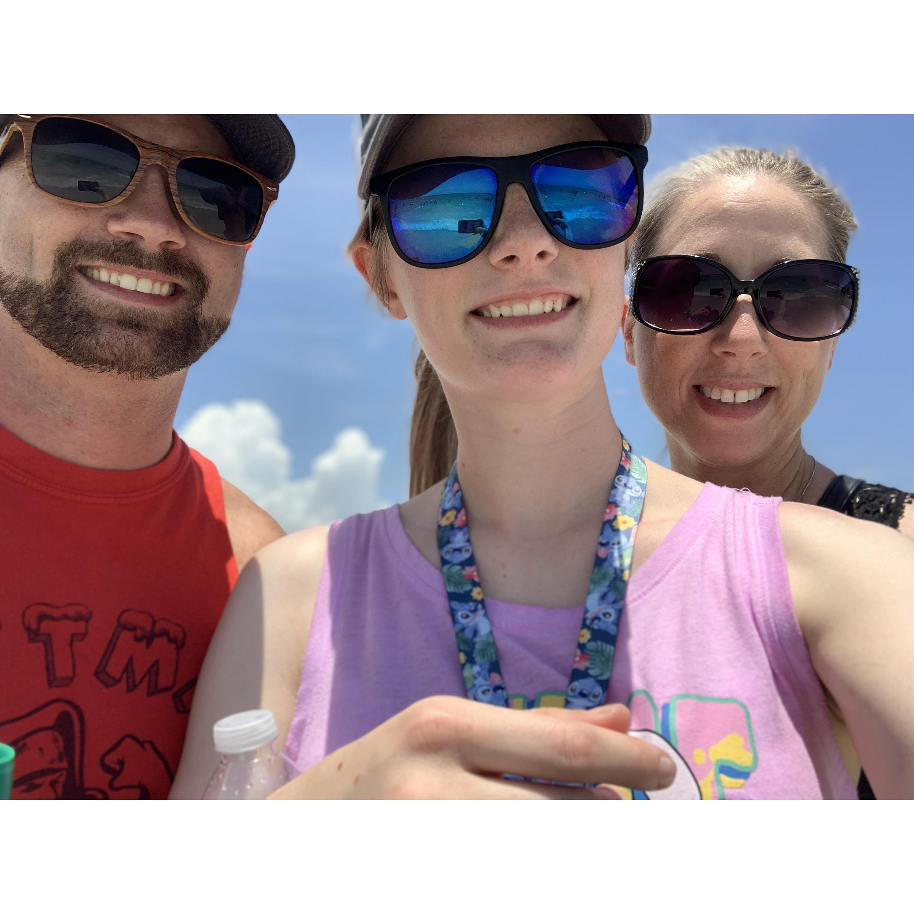 When we enjoyed the amazing Florida weather together!