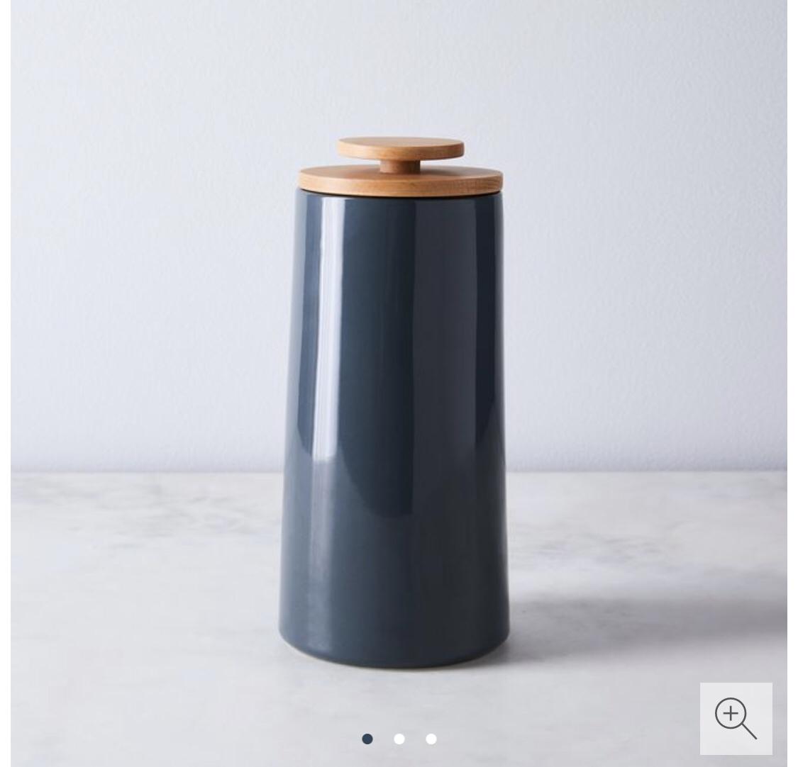 Charcoal, 17.63 oz - Stelton Ceramic Storage Jug