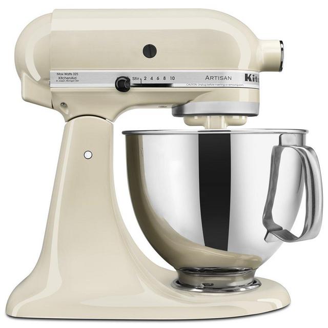 KitchenAid KSM150PSAC Artisan Series 5-Qt. Stand Mixer with Pouring Shield - Almond Cream