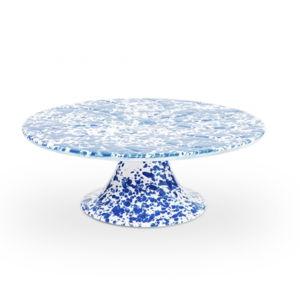 Splatter Cake Stand - Blue